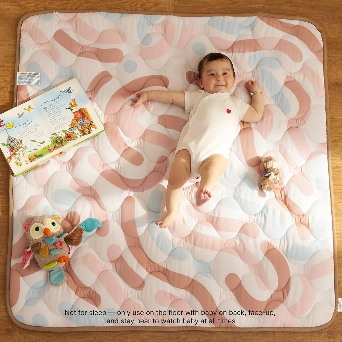 Momcozy Alfombra de juego para bebé para piso, alfombra gruesa de c...