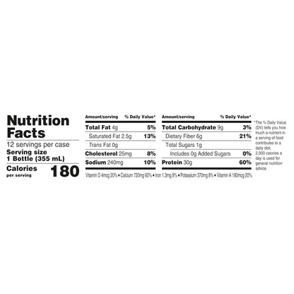 Oikos Batido de Proteína, Chocolate, Bebidas Altas en Proteína de 3...