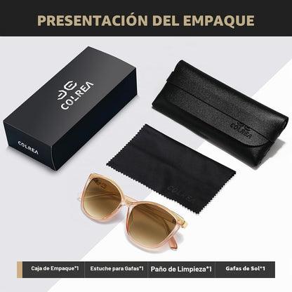 Colrea Gafas de Sol Modernas con Forma de Ojo de Gato para Mujer, E...