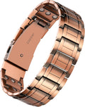 Pulsera de cobre para hombre Feraco, 3 veces más fuerte, pulseras m...