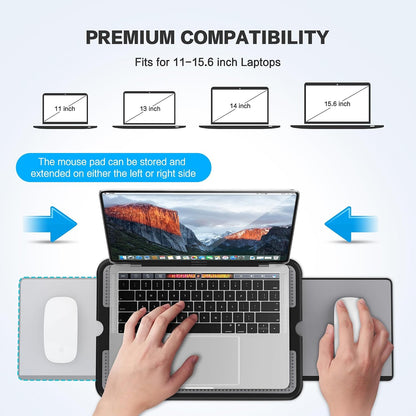 AboveTEK Escritorio ajustable para laptop y soporte para libros par...