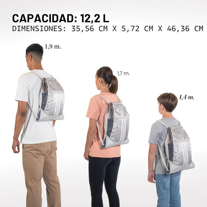 adidas Alliance Sackpack - Mochila con cordón para deportes, bolsa...