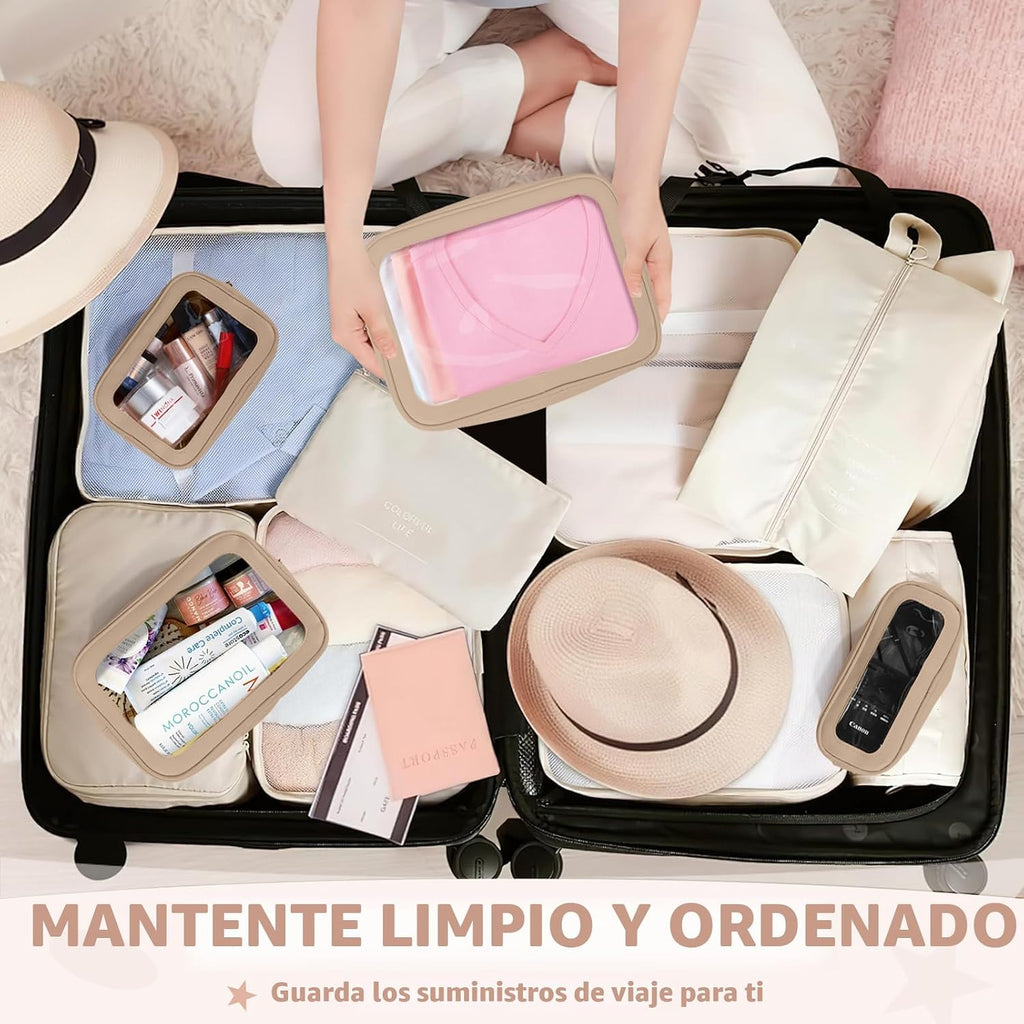 YOPCDJ Juego de 5 bolsas organizadoras para pañales, bolsa de aseo...