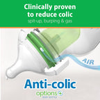 Dr. Brown's Natural Flow Anti-Colic Options+ Biberón de cuello...