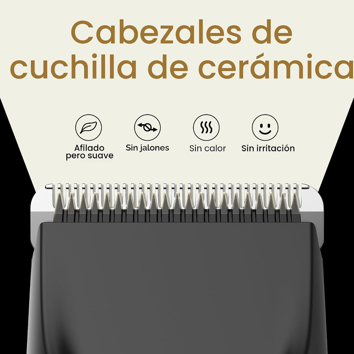 Recortadora de vello púbico y corporal para hombres - Afeitadora el...