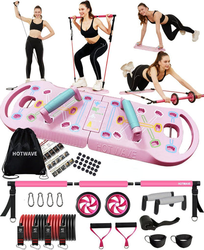 Tabla de flexiones HOTWAVE, tabla de flexiones portátil, barra de f...