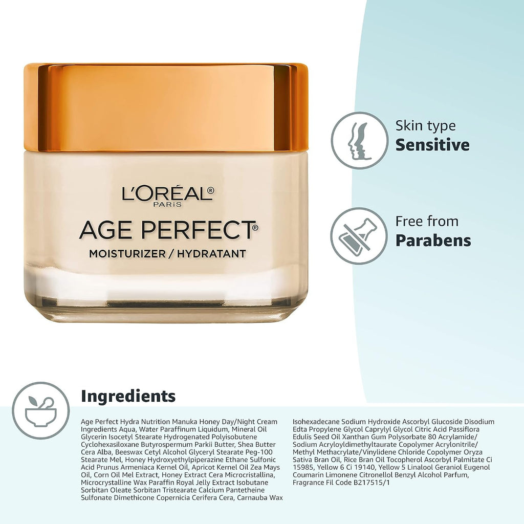 L'Oreal Paris Skincare Age Perfect Hydra-Nutrition Crema de día...