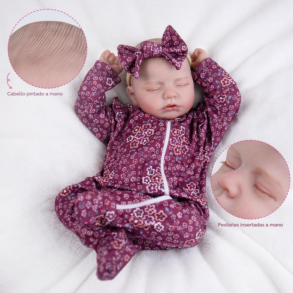 Aori - Muñecas de bebé Reborn de 20 pulgadas, muñeca realista reali...