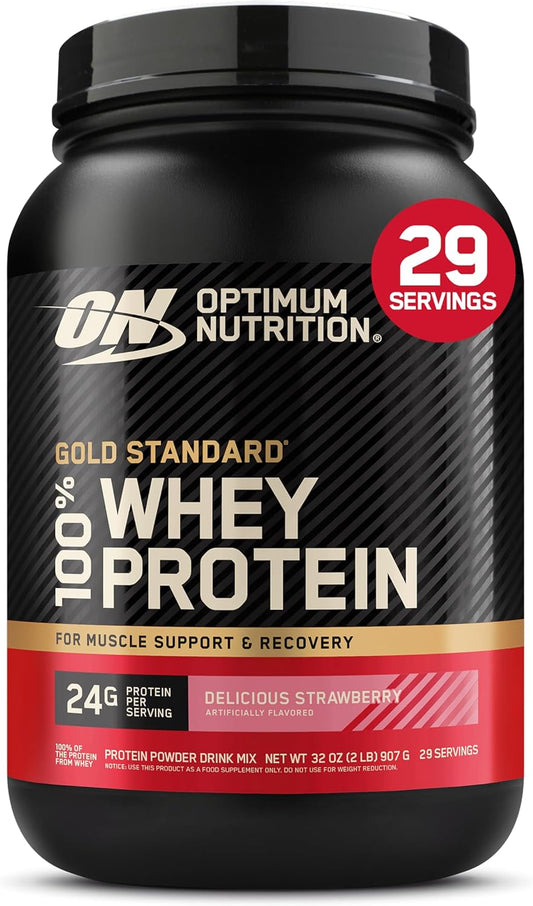 Optimum Nutrition Estándar dorado 100% Proteína de Suero de Leche e...