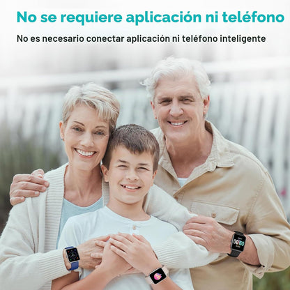 Reloj podómetro apto para personas mayores sin aplicación, no requi...