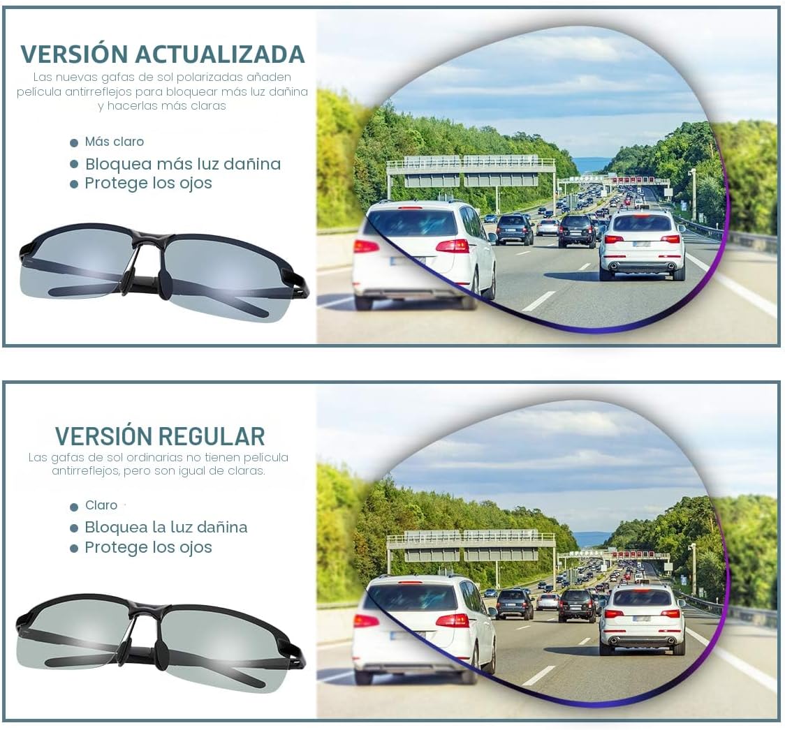 YIMI Gafas de sol polarizadas fotocromáticas para conducción z87 pa...