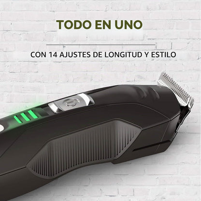 Remington Kit de aseo todo en uno, alimentado por litio, juego de 8...