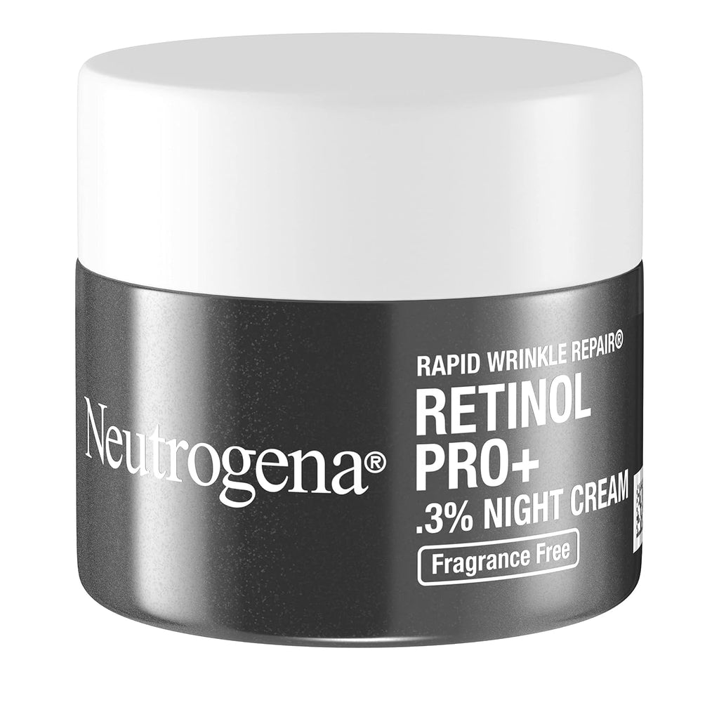 Neutrogena Retinol Pro+ Crema hidratante nocturna antiarrugas, repa...