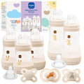 MAM Easy Start - Juego de 5 biberones y 3 chupetes anticólicos para...