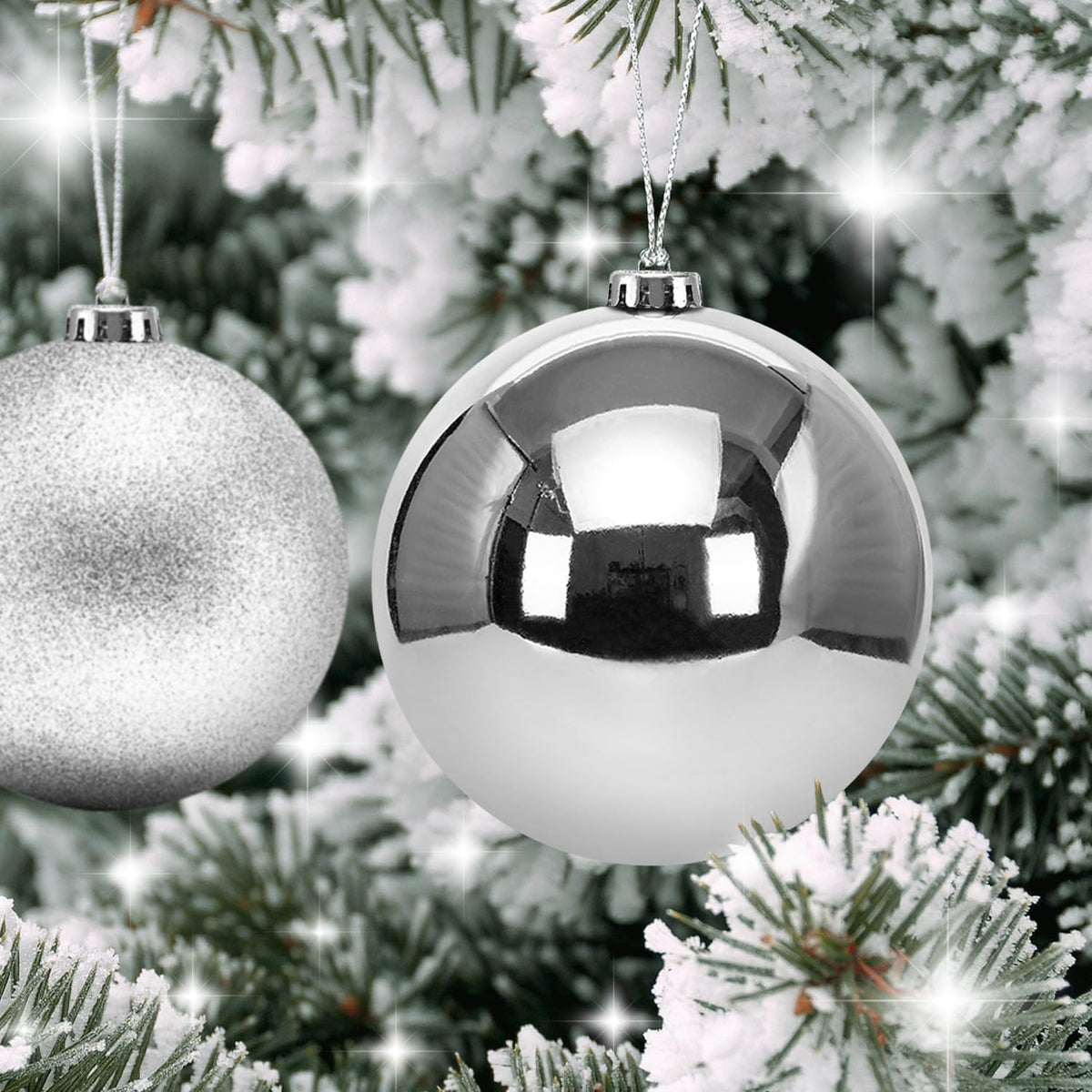 Benjia Adornos de Navidad de tamaño extra grande para exteriores, b...