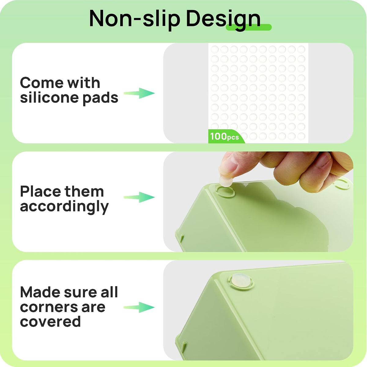 Vtopmart - Paquete de 25 organizadores de cajones de plástico con a...
