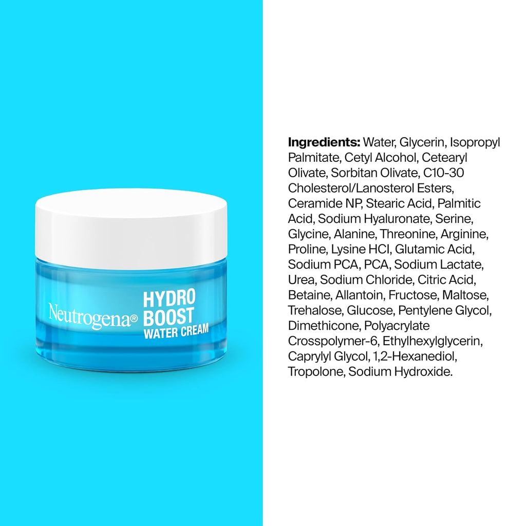 Neutrogena Hydro Boost - Crema hidratante facial + limpiador de pru...