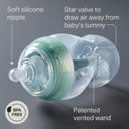 Tommee Tippee Advanced Set de biberón, calentador y chupete anticól...