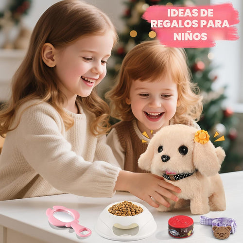 16 piezas de juguetes para perros robot para niñas, juguetes para n...