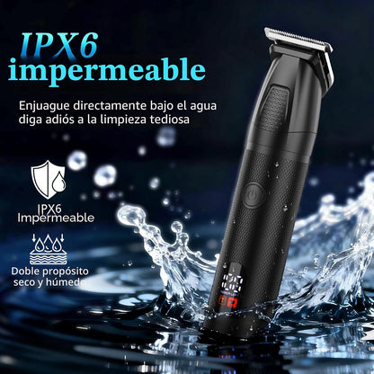 Bomxin Manscape - Cortadora de cuerpo y barba para hombres, imperme...
