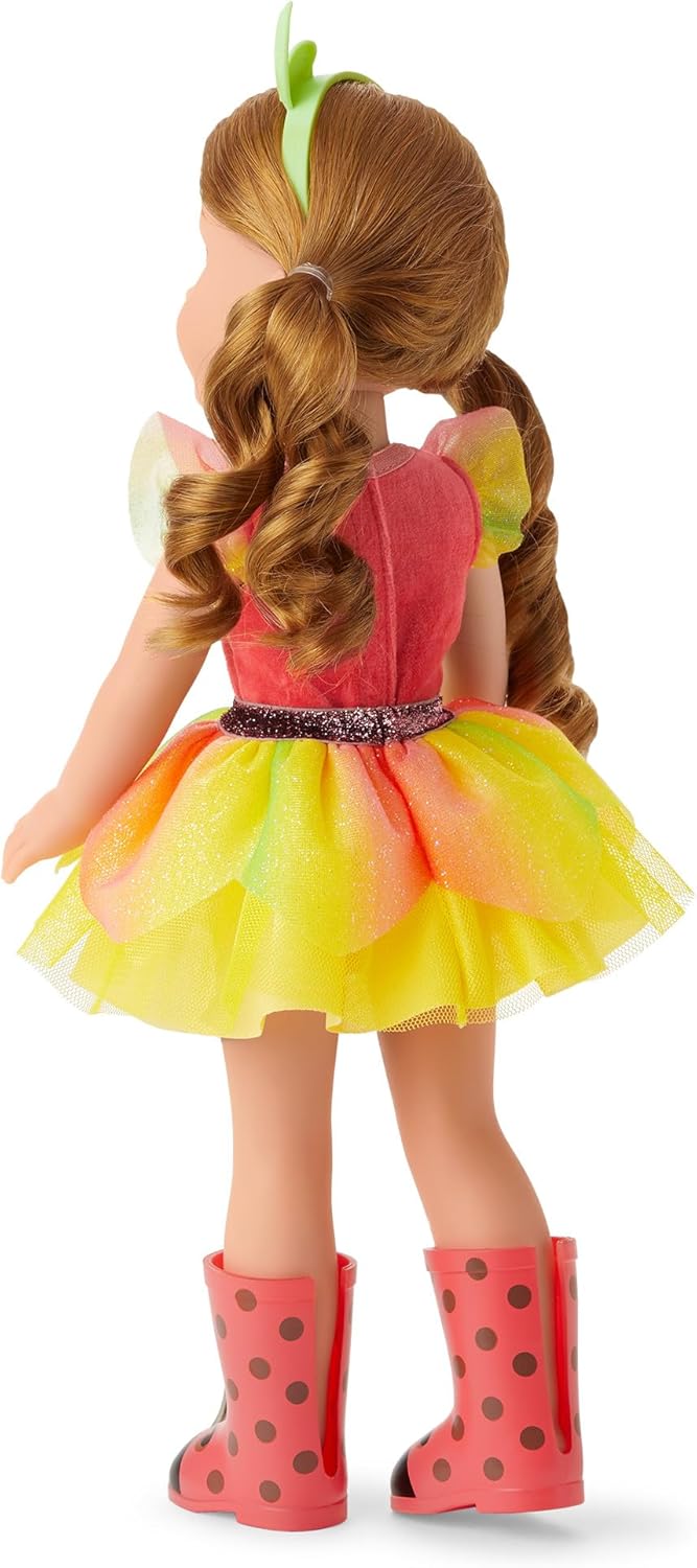 American Girl WellieWishers - Muñeca Willa de 14.5 pulgadas con leo...