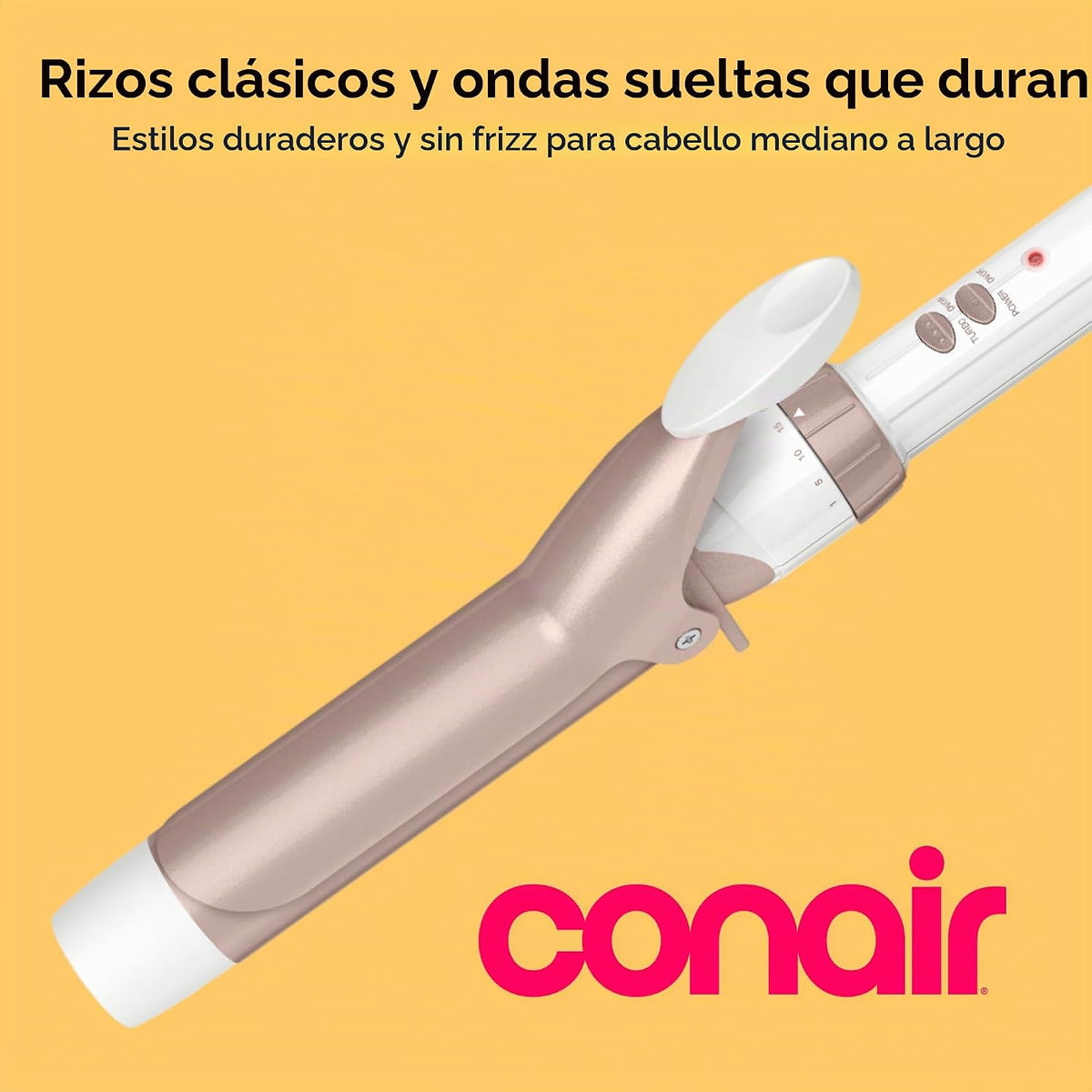 Conair - Plancha rizadora, doble cerámica, barril de 1 1\/4 pulgada...