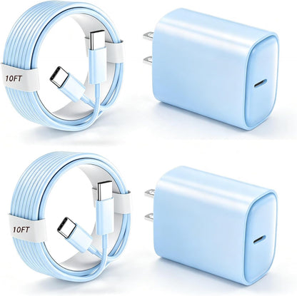 Teléfono 18 17 16 Pro Max Cargador Carga Rápida, 20W Teléfono Duo U...