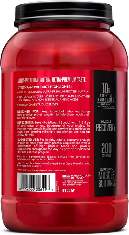BSN SYNTHA-6 Proteína de suero en polvo, proteína de fresa en polvo...