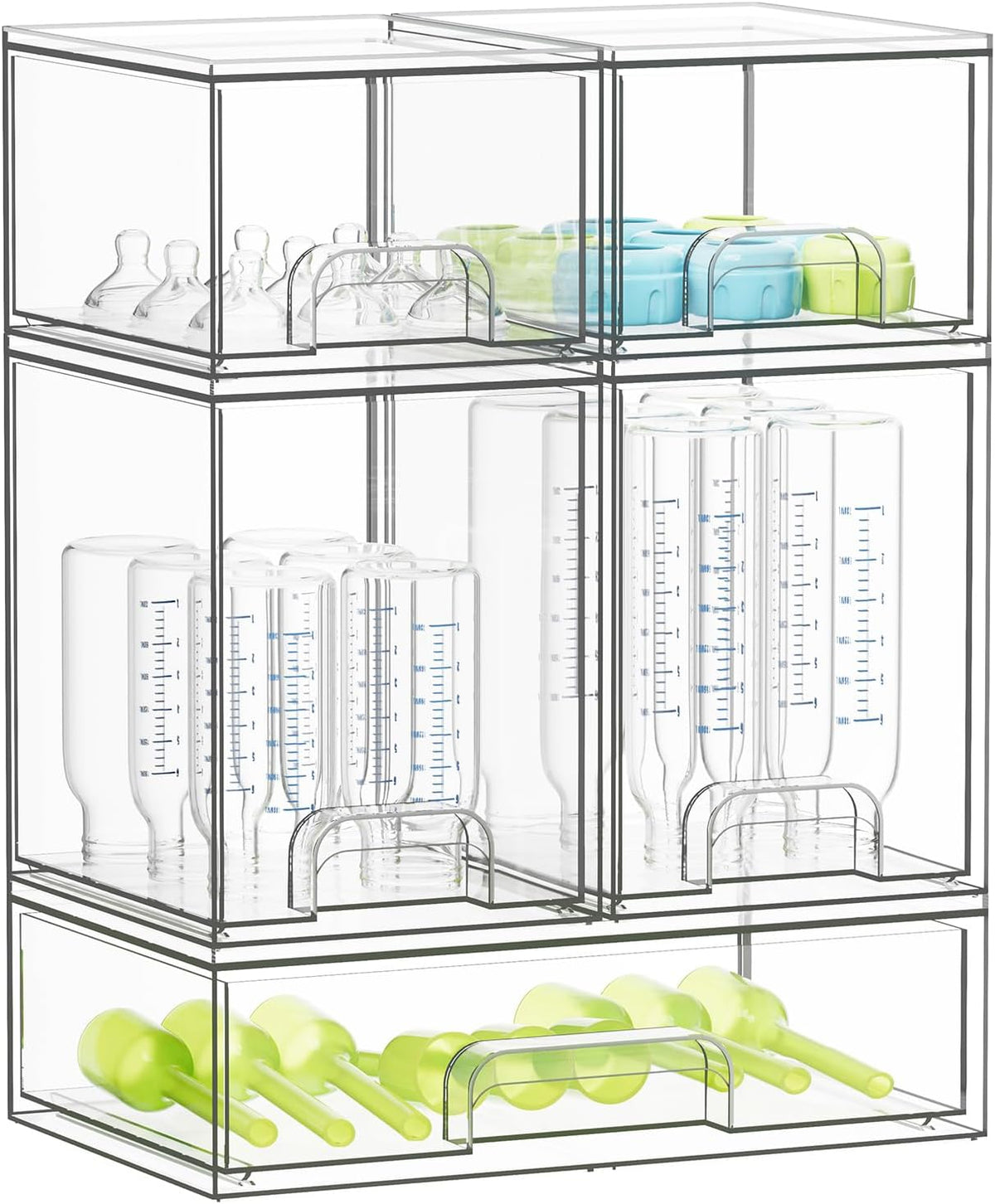 SpaceAid Organizador de almacenamiento de botellas para bebé – Cont...
