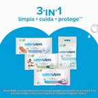 WaterWipes Sensitive+ Toallitas para recién nacidos y bebés, 3 en 1...