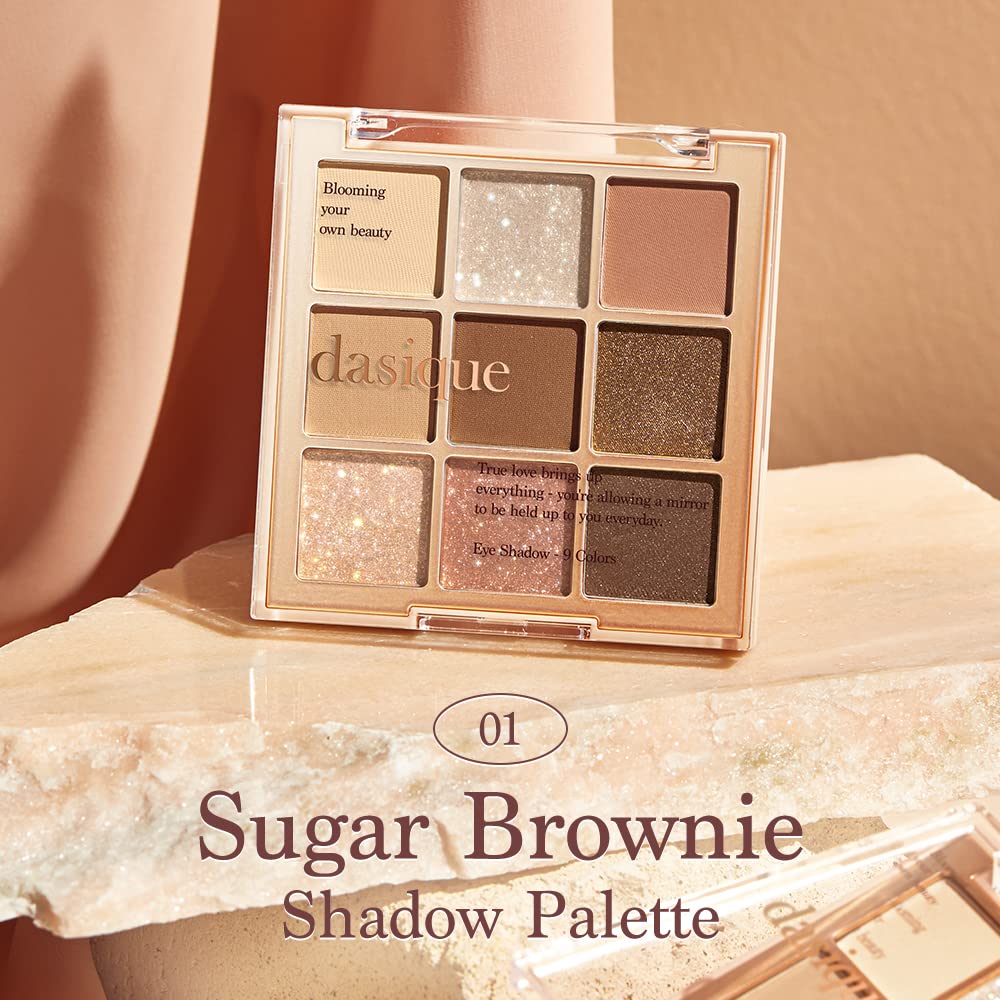 Paleta de sombras dasique #01 Brownie de azúcar