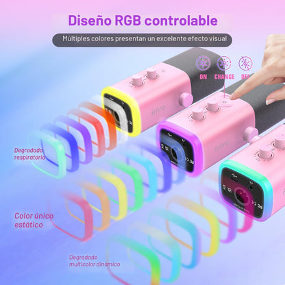 FIFINE AmpliGame AM8P XLR\/Micrófono dinámico USB para grabación de...