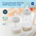 MAM Biberones con ventilación Easy Start Anti-Colic+ de 9 oz, 2+ me...