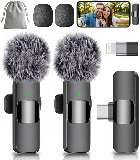 Mini Mic Pro (Último modelo, mini micrófono inalámbrico para iPhone...