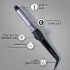 Remington Rizador con clip antiestático de 1 pulgada con protección...
