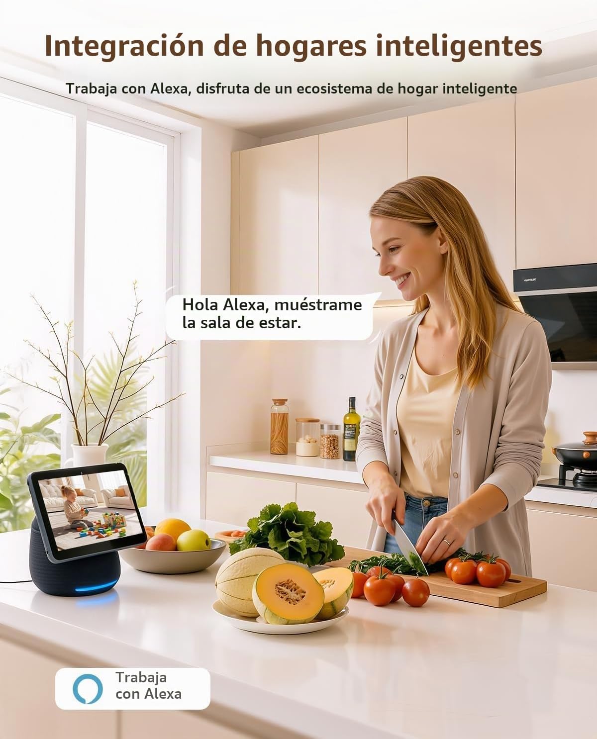 Cámara de seguridad 2K interior, 5G y 2.4G WiFi cámara para bebé\/m...