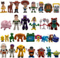 Anilnel Juego de 30 figuras de dibujos animados para Toy Theme Stor...