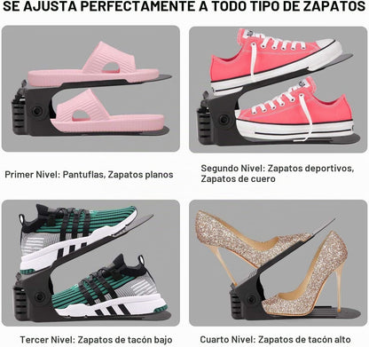 Neprock Organizador de Zapatos para Armario, Organizador de Almacen...