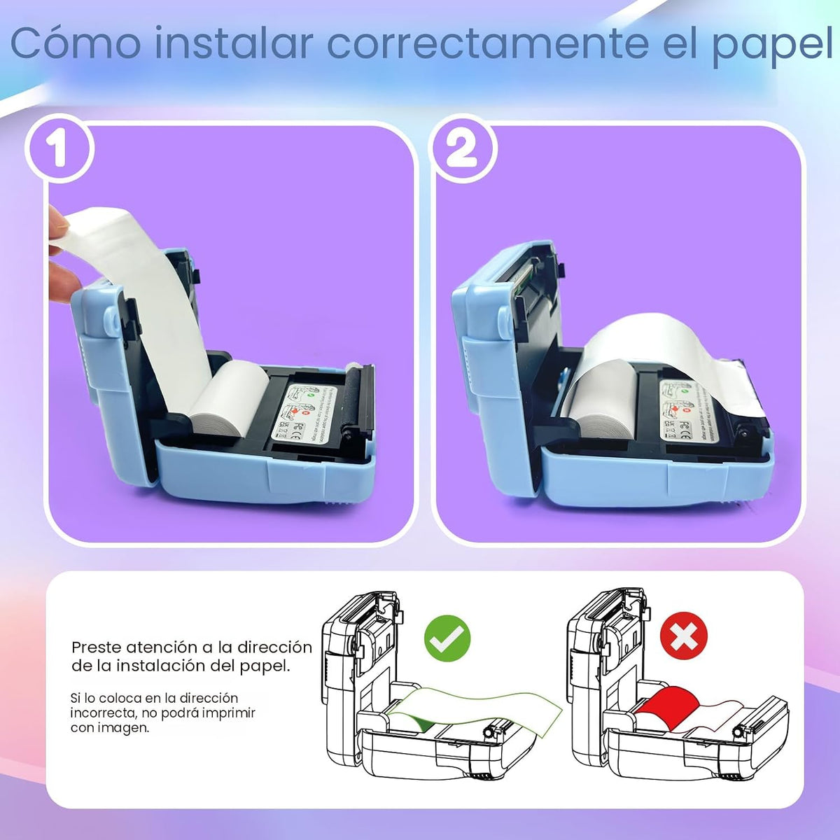 ESOXOFFORE Cámara para niños con impresión instantánea, regalos de...