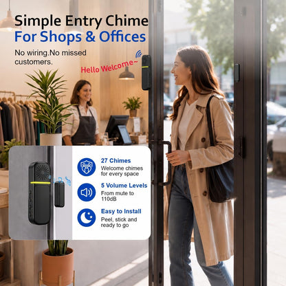 Alarma de puerta, alarma SanJie para puerta izquierda abierta para...