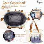 Tonyeee Bolsa de pañales, bolso grande del hospital del bebé para l...