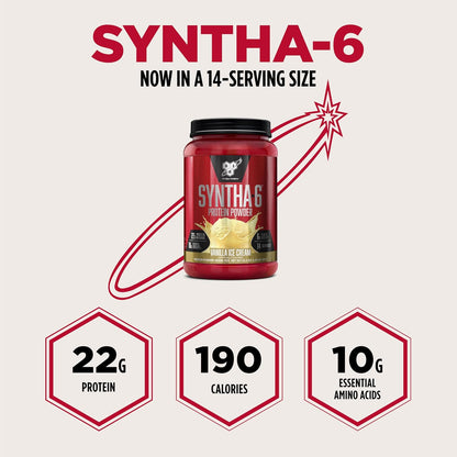 BSN SYNTHA-6 - Proteína en polvo premium, 0.21 onzas de fibra | Mez...