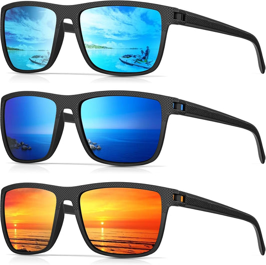 CIFOYA Gafas de sol polarizadas para hombre - Gafas de sol clásicas...
