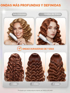 SHEGLAM Onduladora profunda de 0.75 pulgadas para cabello corto, li...
