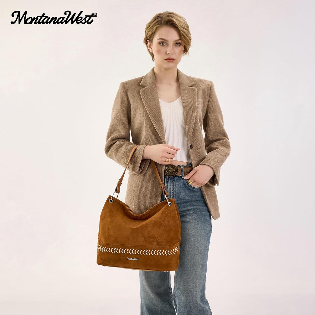 Carteras para mujer, bolsos hobo para mujer, bolso de hombro holgad...