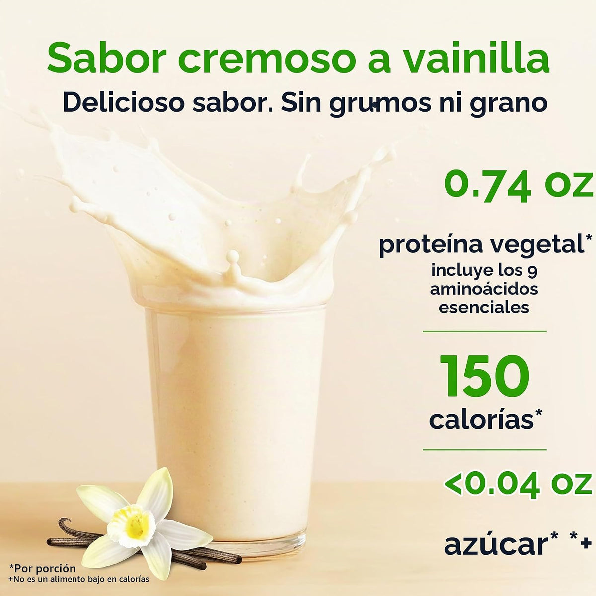 Polvo proteico a base de plantas orgánicas de la marca Orgain, sabo...