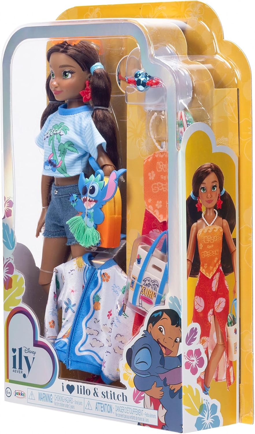 JAKKS Pacific Muñeca de moda de lujo inspirada en Stitch