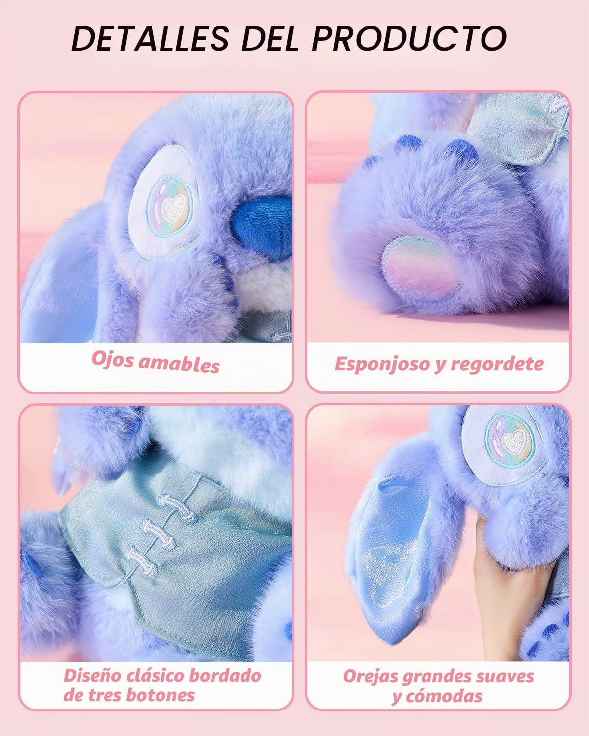 MINISO Disney - Peluche de la serie Lilo &amp; Stitch de 10 pulgada...