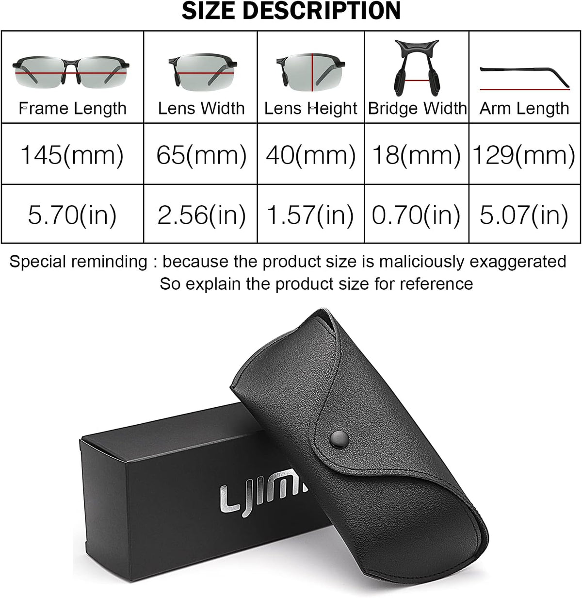 YIMI Gafas de sol polarizadas fotocromáticas para conducción z87 pa...