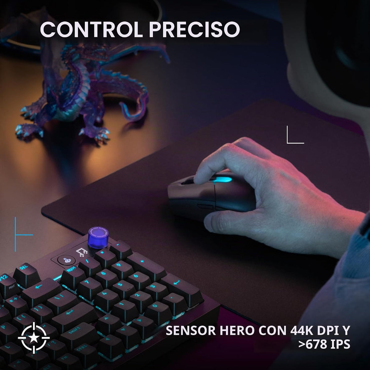 Logitech G Ratón inalámbrico para juegos 305 X Superlight - Negro |...